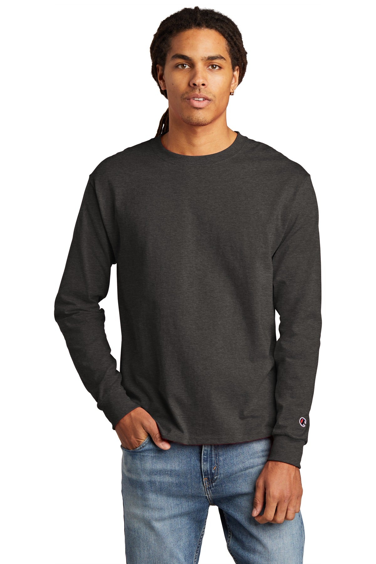 Champion ® Heritage 5.2-Oz. Jersey Long Sleeve Tee CC8C
