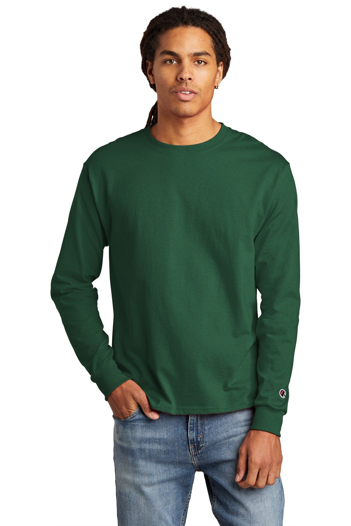 Champion ® Heritage 5.2-Oz. Jersey Long Sleeve Tee CC8C