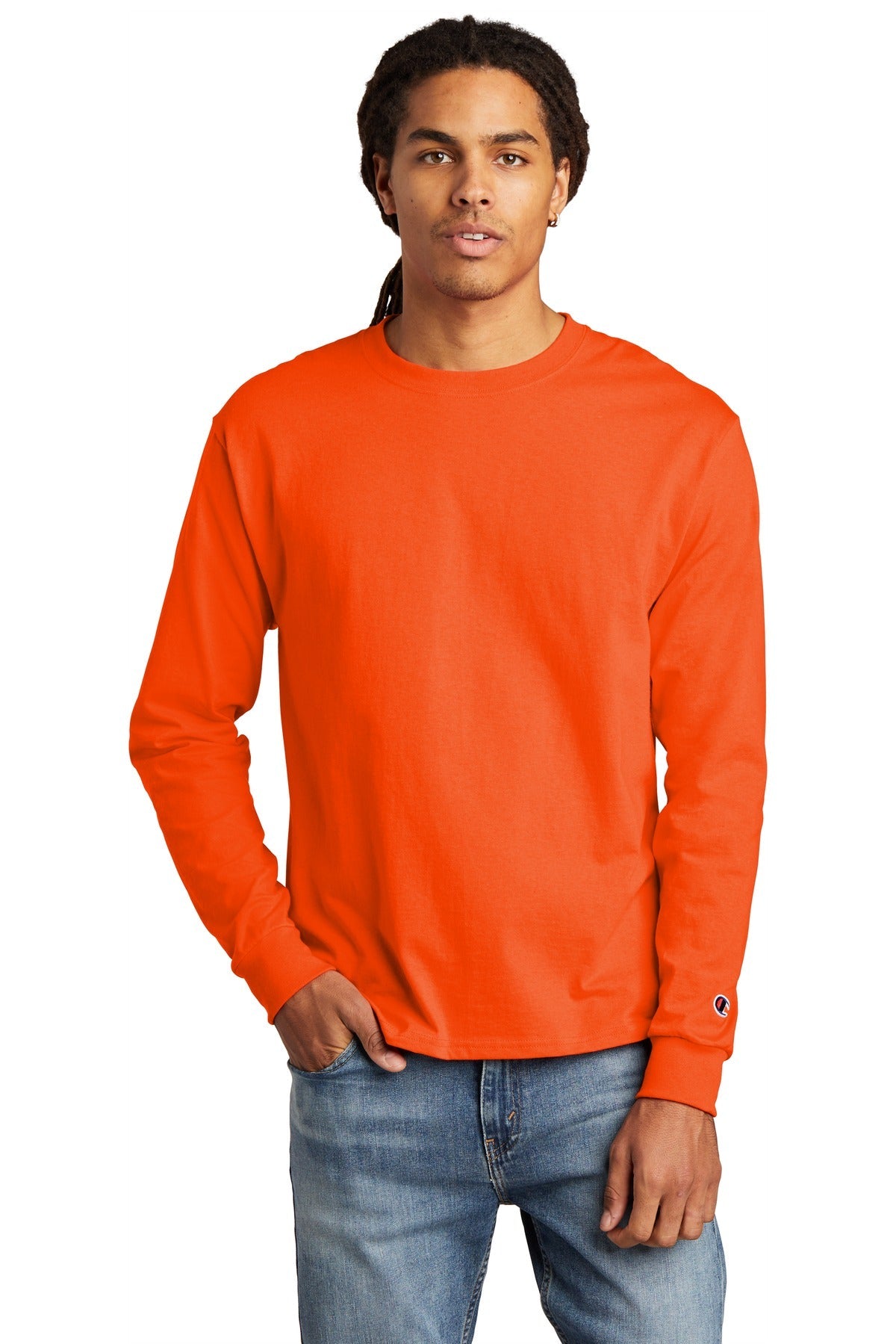 Champion ® Heritage 5.2-Oz. Jersey Long Sleeve Tee CC8C