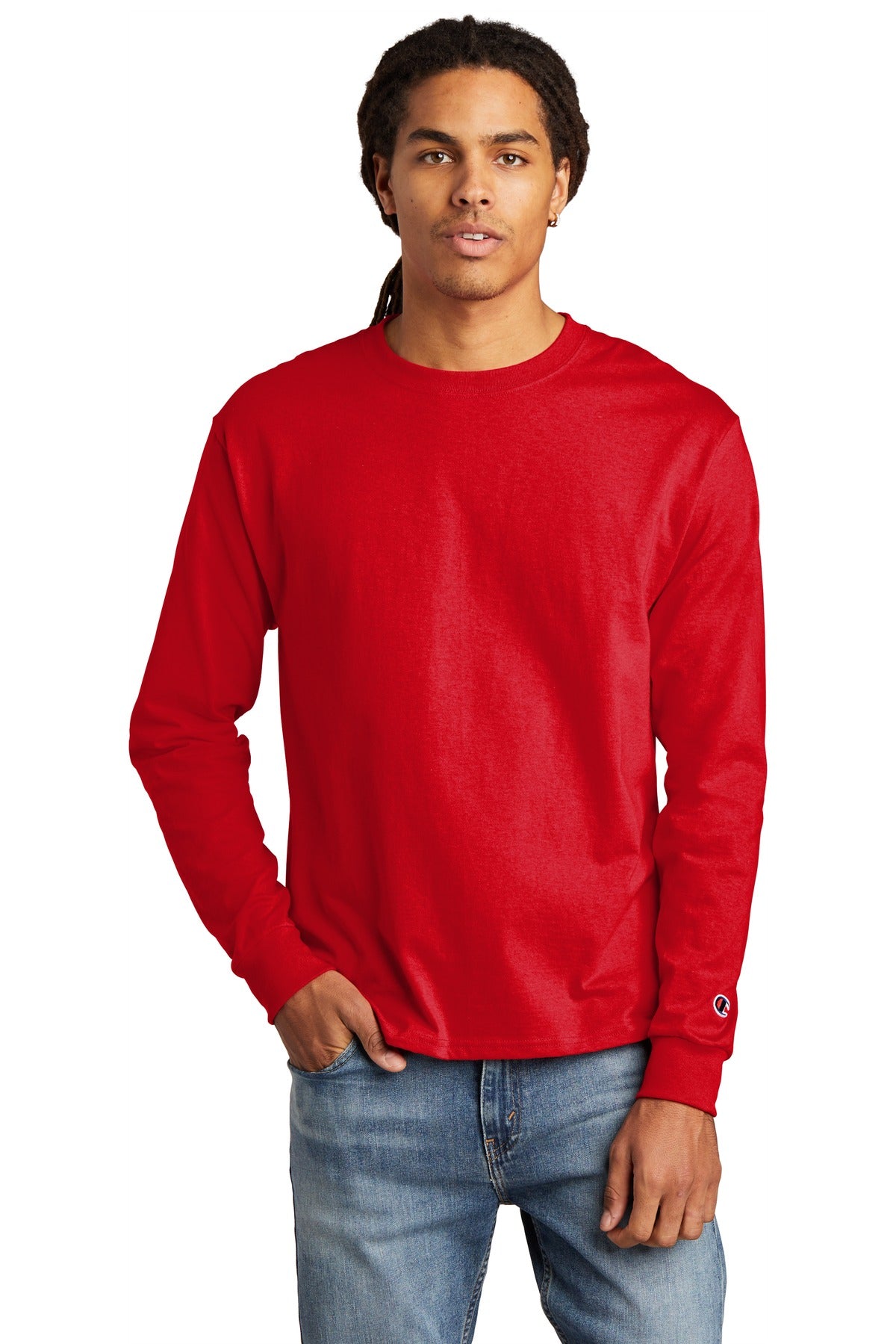 Champion ® Heritage 5.2-Oz. Jersey Long Sleeve Tee CC8C