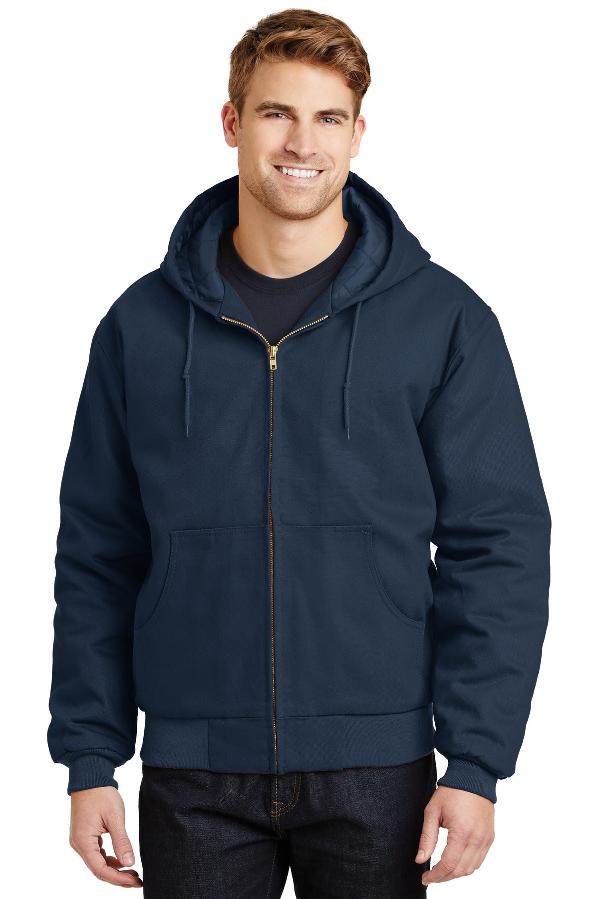 CornerStone® - Duck Cloth Hooded Work Jacket. J763H