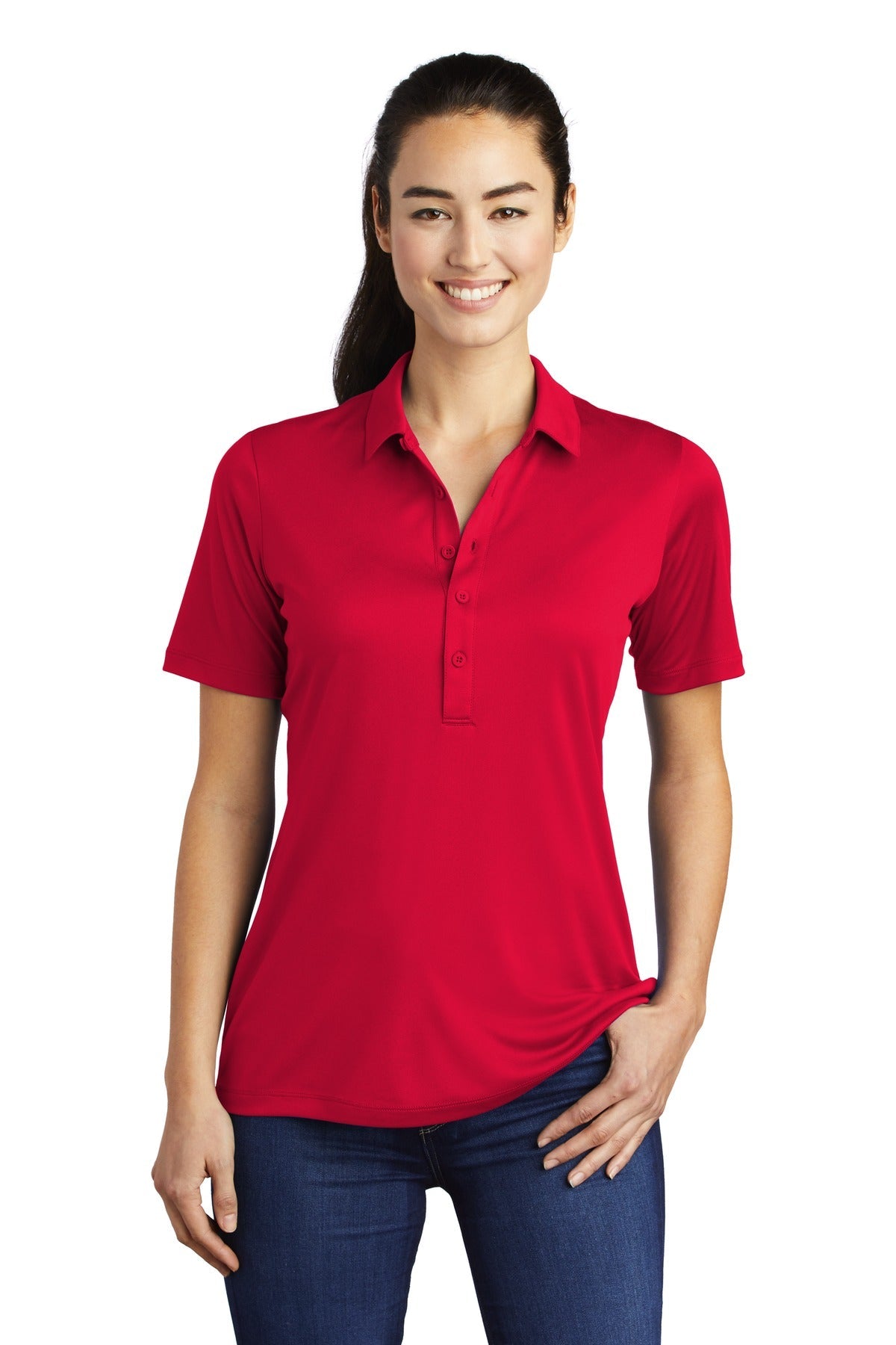 Sport-Tek® Ladies Posi-UV ® Pro Polo. LST520