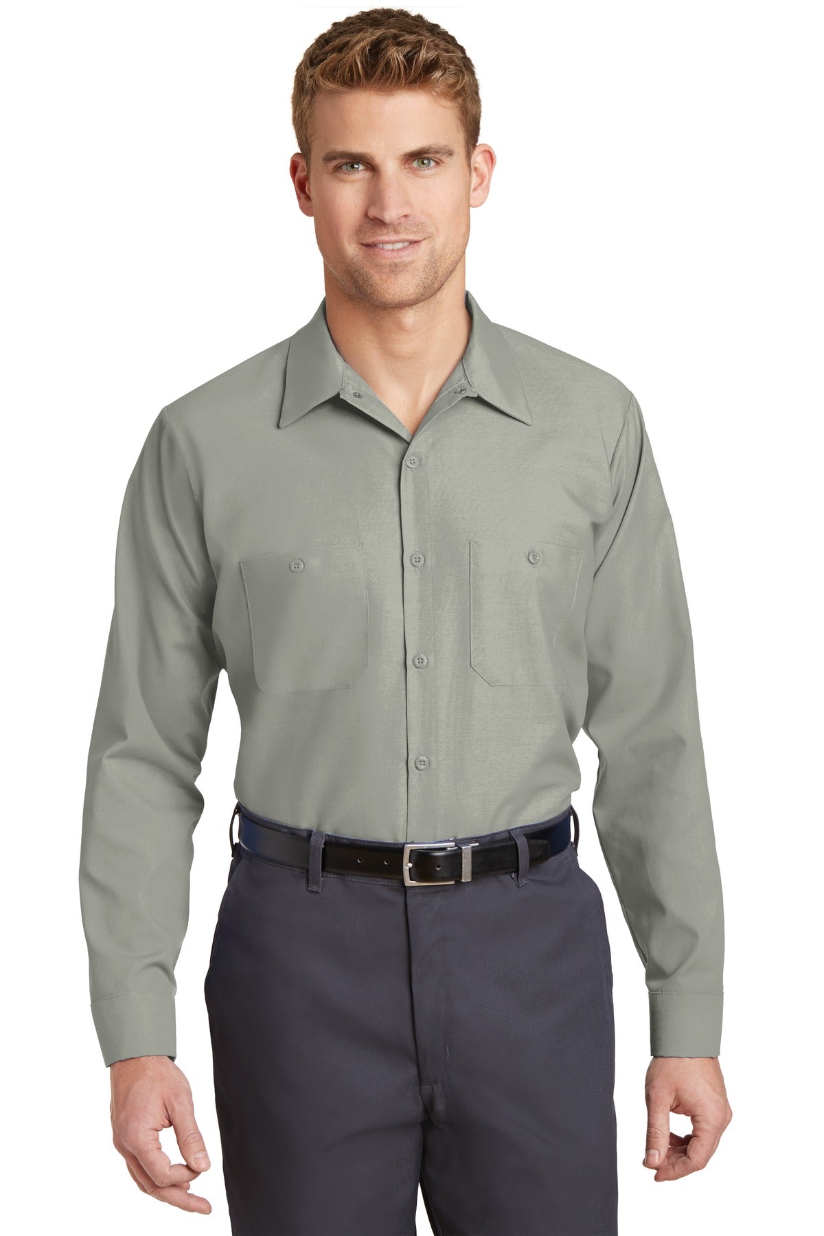 Red Kap® Long Sleeve Industrial Work Shirt. SP14