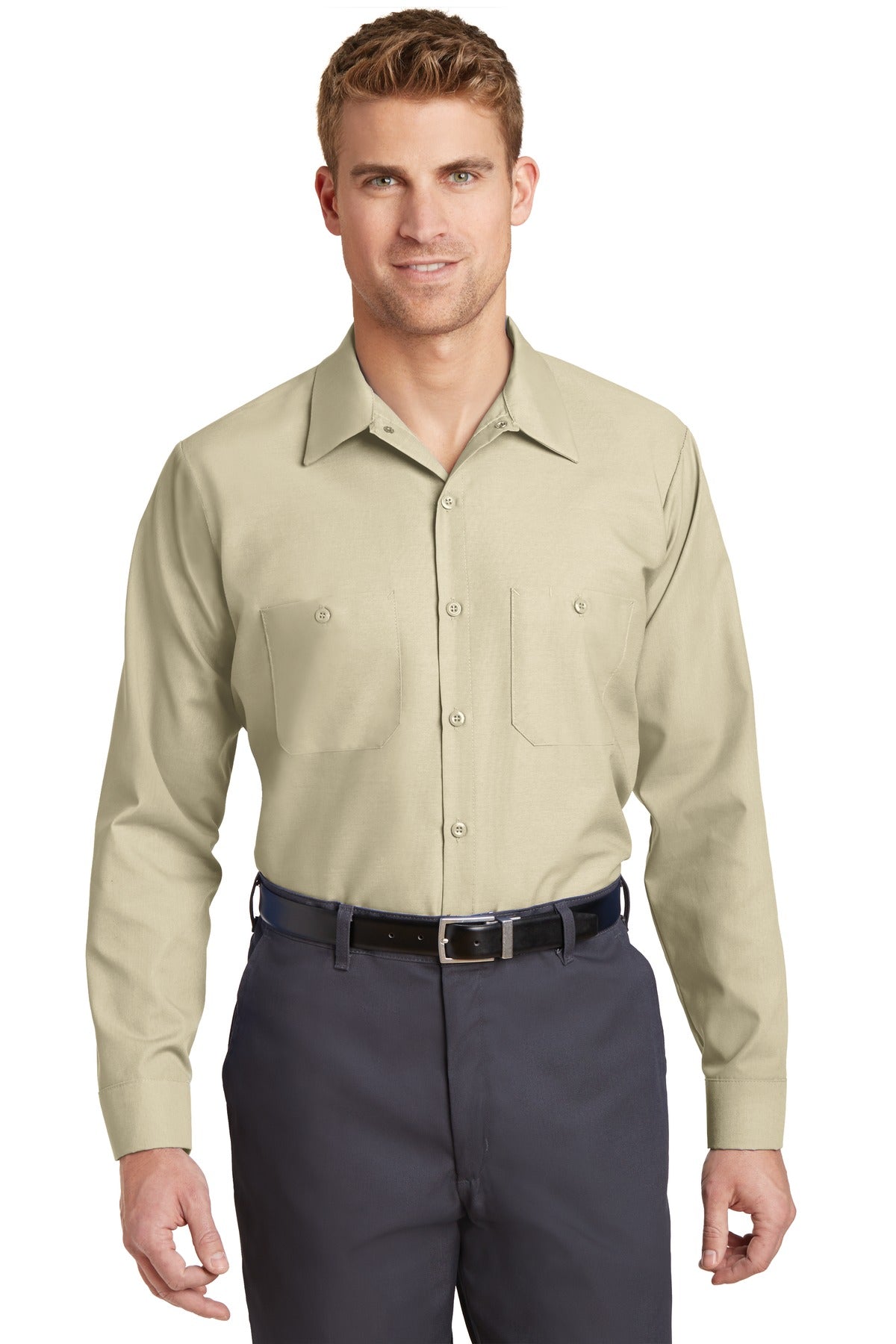Red Kap® Long Sleeve Industrial Work Shirt. SP14