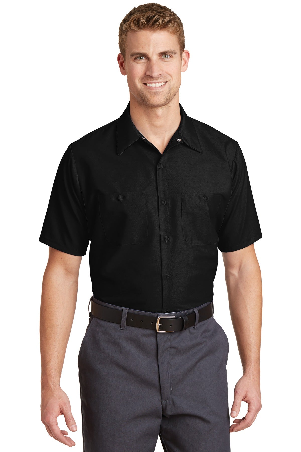 Red Kap® Short Sleeve Industrial Work Shirt. SP24