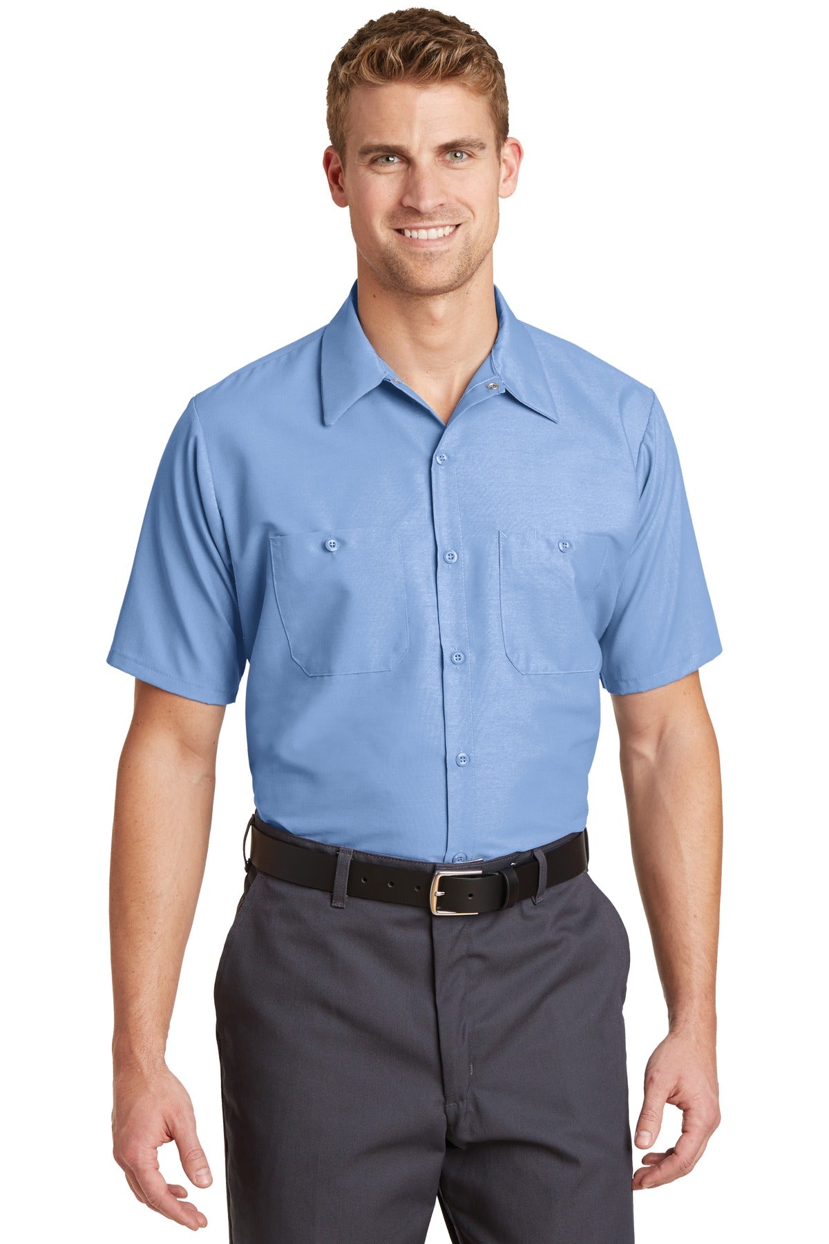 Red Kap® Short Sleeve Industrial Work Shirt. SP24