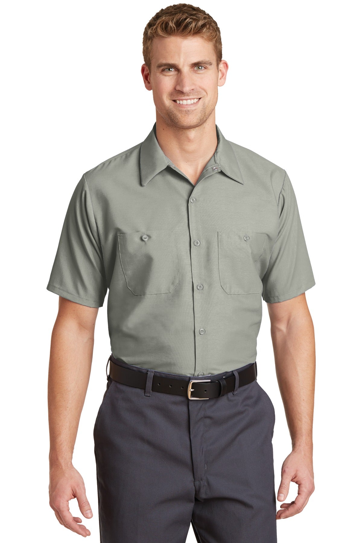 Red Kap® Short Sleeve Industrial Work Shirt. SP24