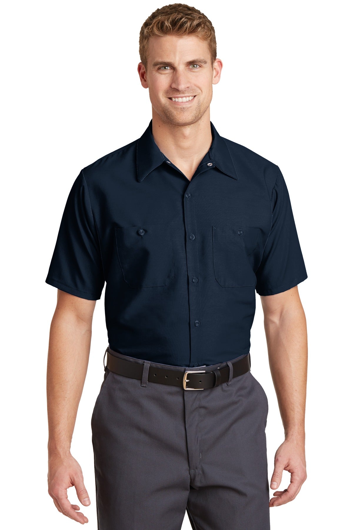 Red Kap® Short Sleeve Industrial Work Shirt. SP24