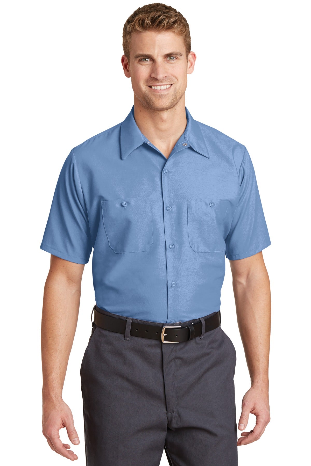 Red Kap® Short Sleeve Industrial Work Shirt. SP24