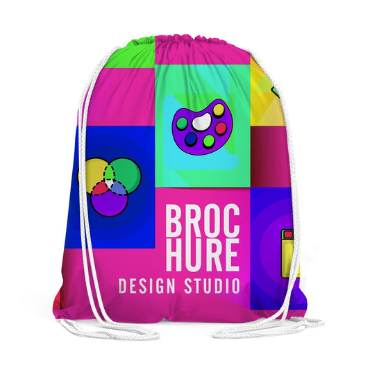 Drawstring Sling Bag (Dye Sublimated) #500027