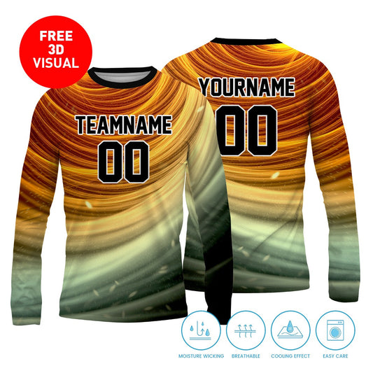 Long Sleeve Crew Neck (Full Dye Sublimation)#500003