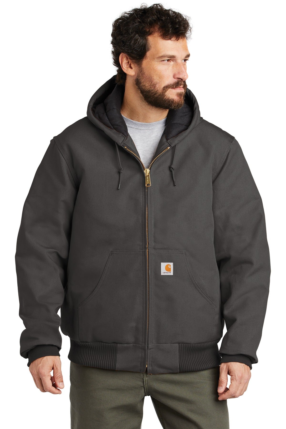 Carhartt ® Quilted-Flannel-Lined Duck Active Jac. CTSJ140