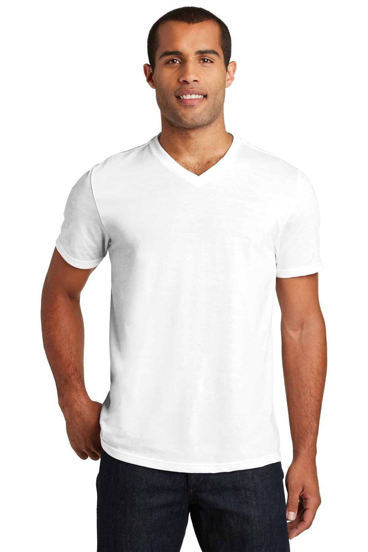 District ®  Perfect Tri® V-Neck Tee. DT1350