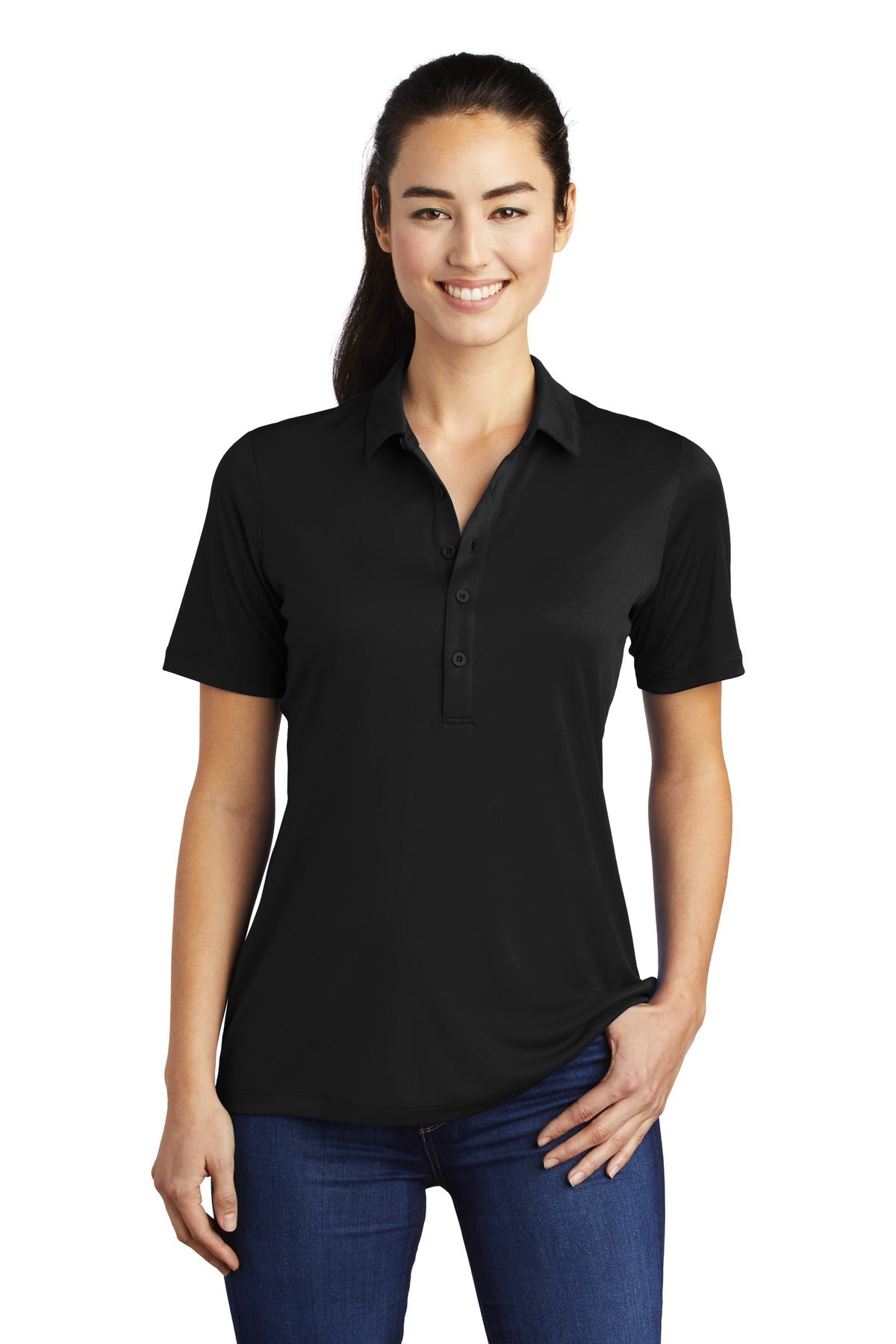 Sport-Tek® Ladies Posi-UV ® Pro Polo.  LST520