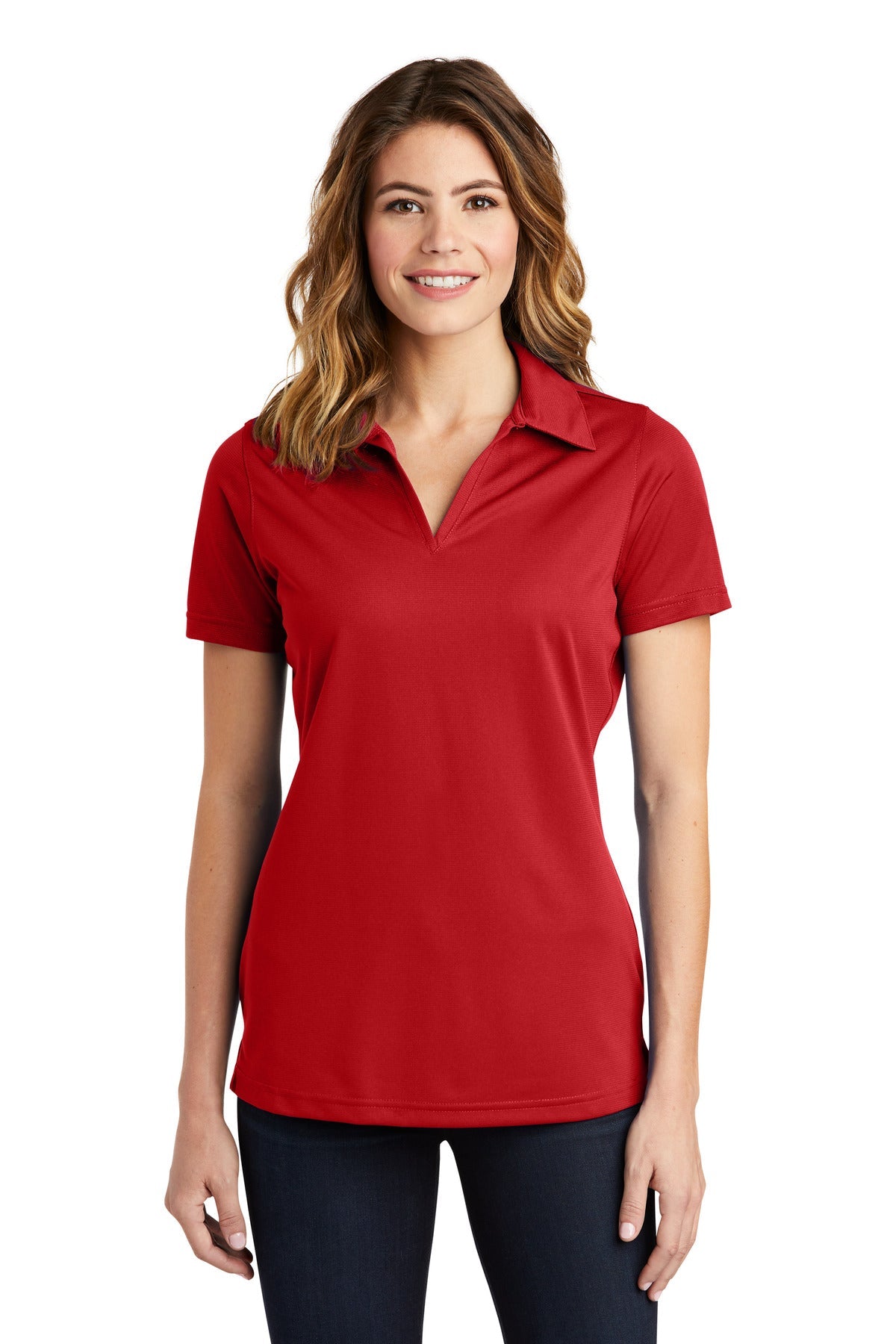 Sport-Tek® Ladies PosiCharge® Active Textured Polo. LST690