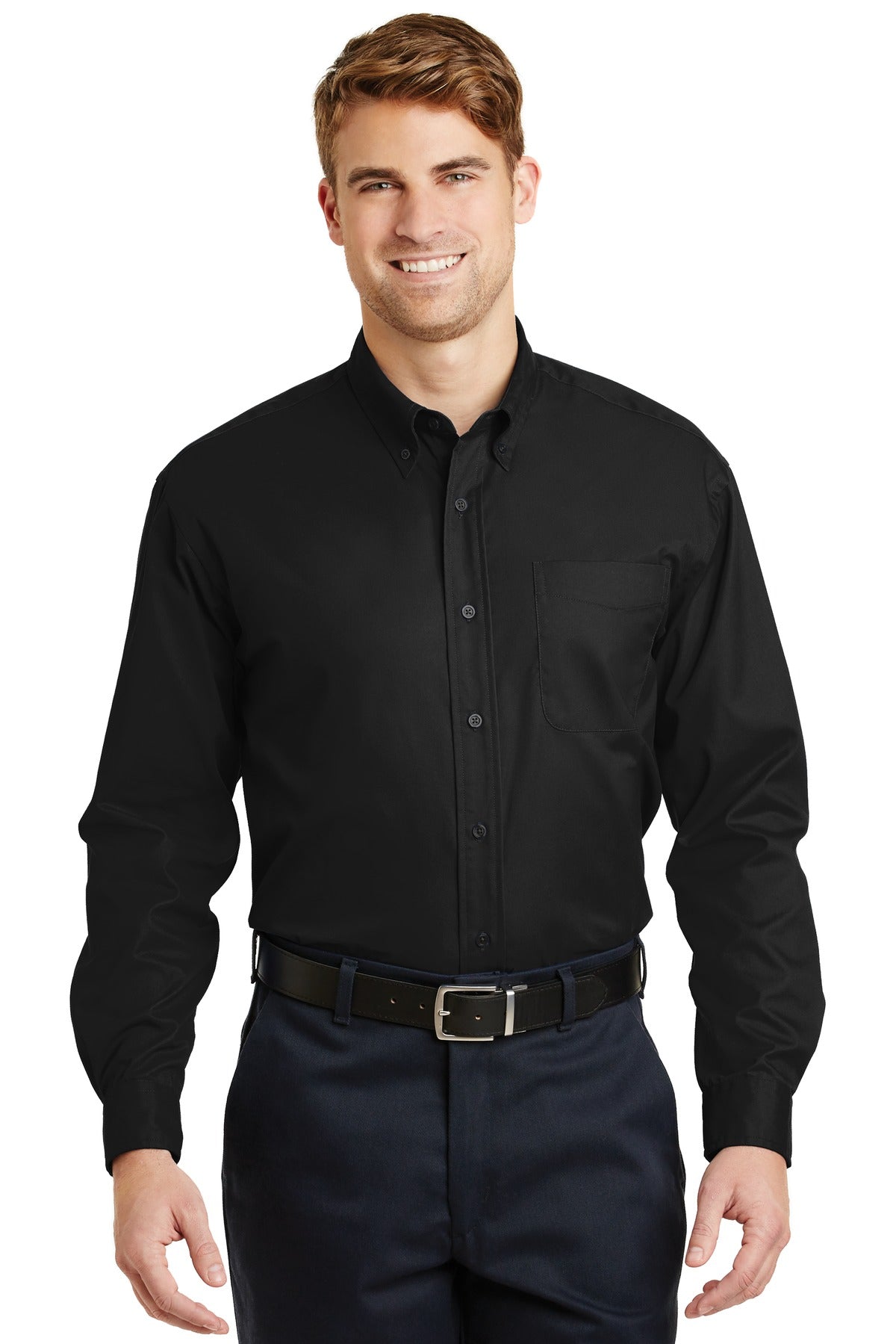 CornerStone® - Long Sleeve SuperPro™ Twill Shirt. SP17