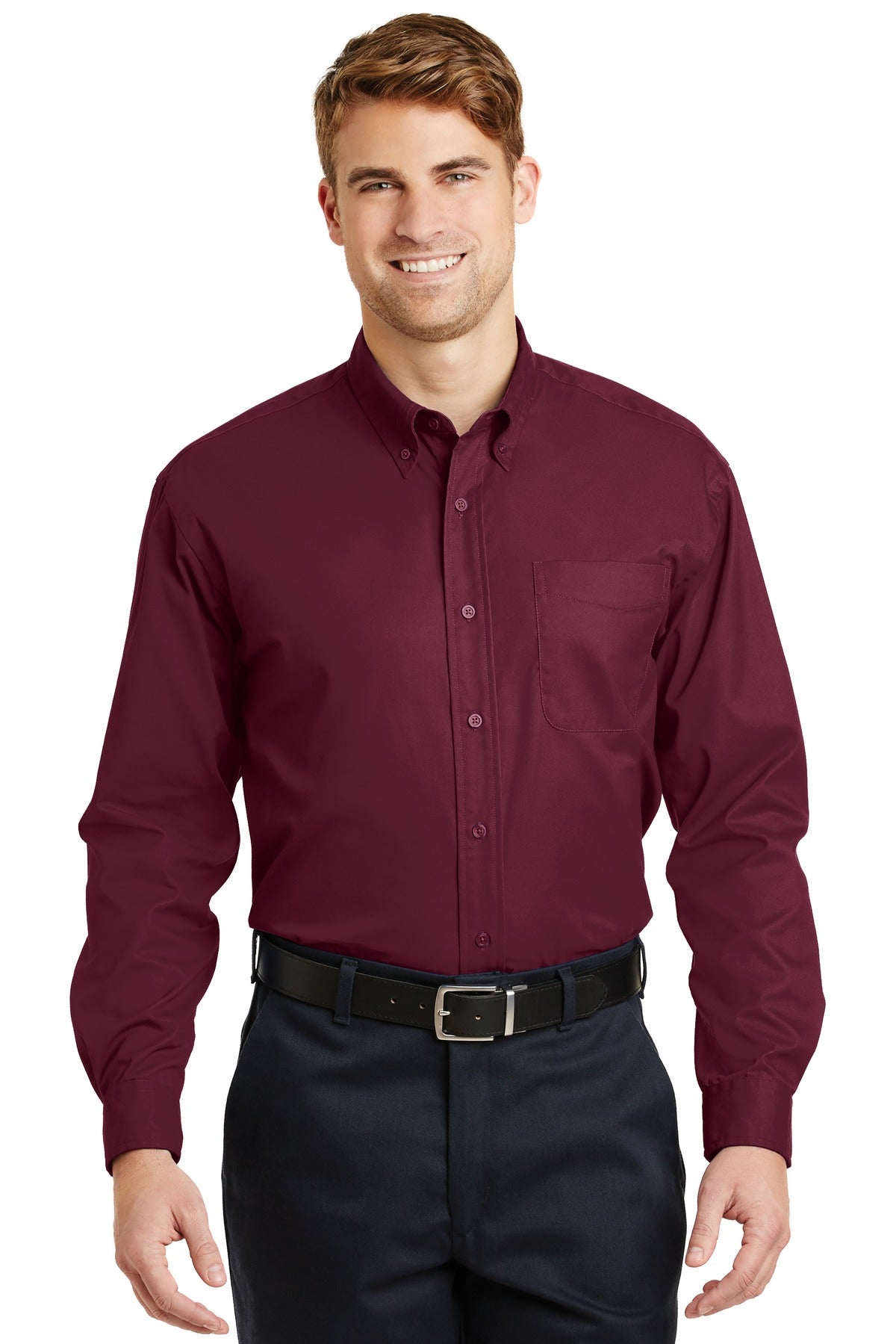 CornerStone® - Long Sleeve SuperPro™ Twill Shirt. SP17