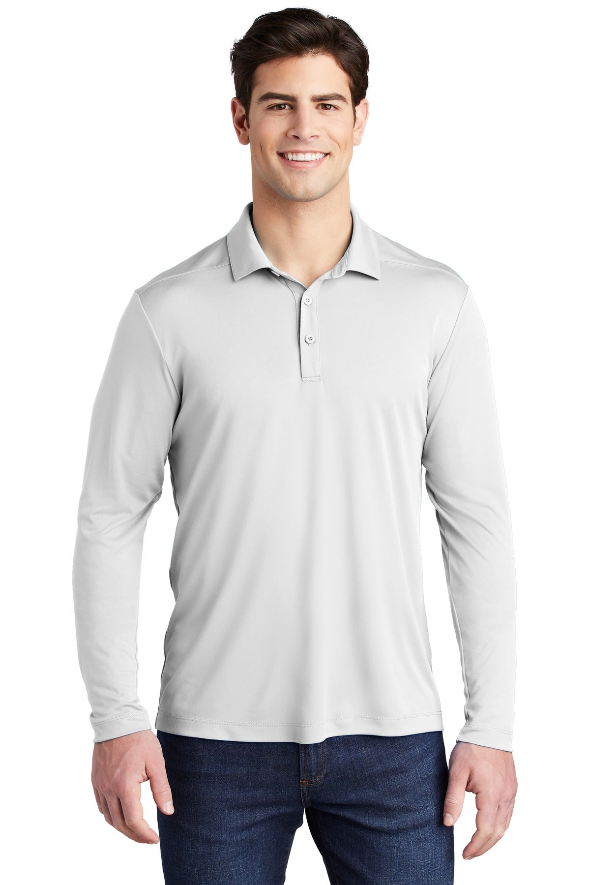 Sport-Tek ®  Posi-UV®  Pro Long Sleeve Polo. ST520LS