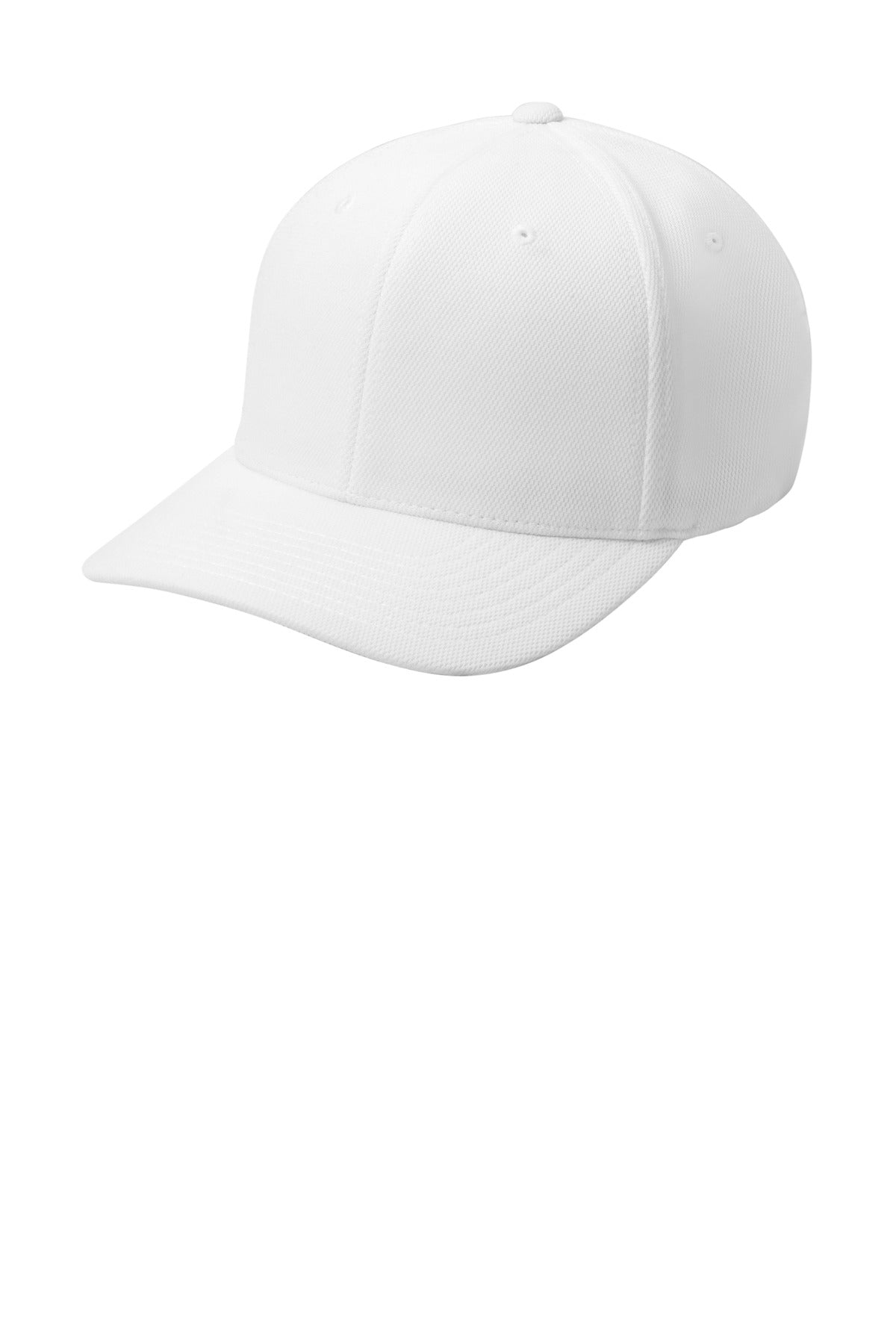 Sport-Tek® Flexfit® Cool & Dry Poly Block Mesh Cap. STC22