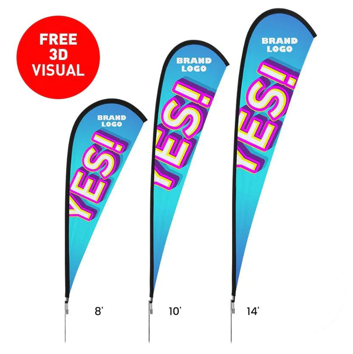 Premium Teardrop Flags